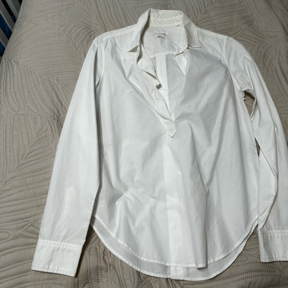 Rag & Bone - White long sleeve blouse
